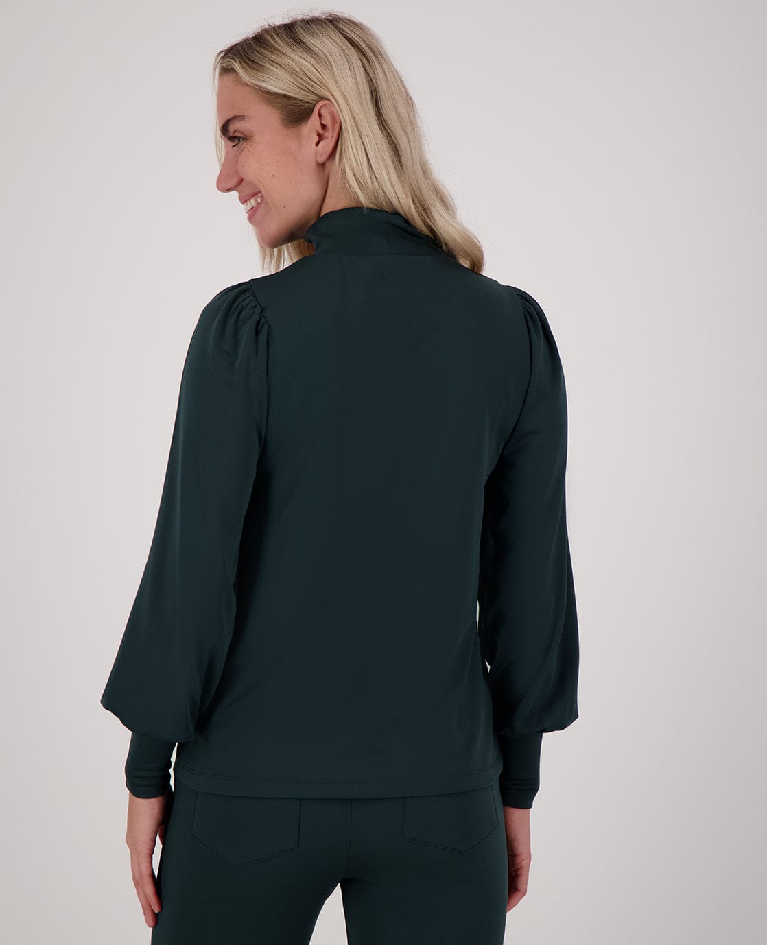 Je m'appelle Tops Top Joy Travel Brushed | Peacock Green