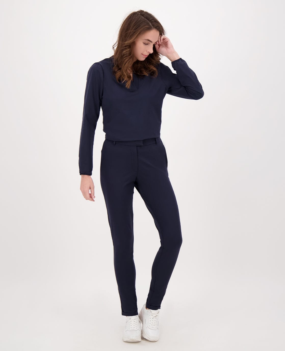 Je m'appelle Broeken Pant Chino Travel +++ | Donkerblauw