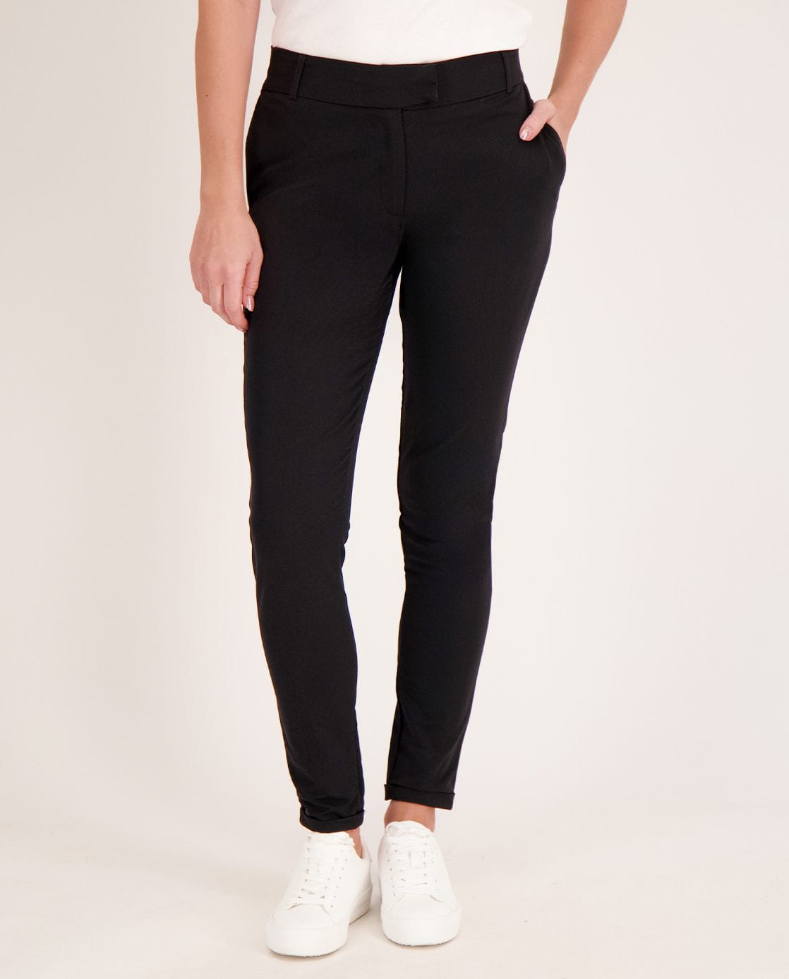 Je m'appelle Broeken Pant Chino Travel +++ | Zwart