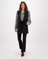 Je m'appelle Tops Gilet Travel Brushed | Zwart