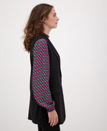 Je m'appelle Tops Gilet Travel Brushed | Zwart