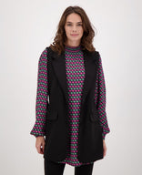 Je m'appelle Tops Gilet Travel Brushed | Zwart