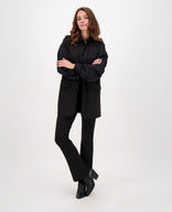 Je m'appelle Tops Gilet Travel Brushed | Zwart