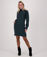 Je m'appelle Jurken Peacock Green / XS Robe Joy Travel Brushed | Peacock Green