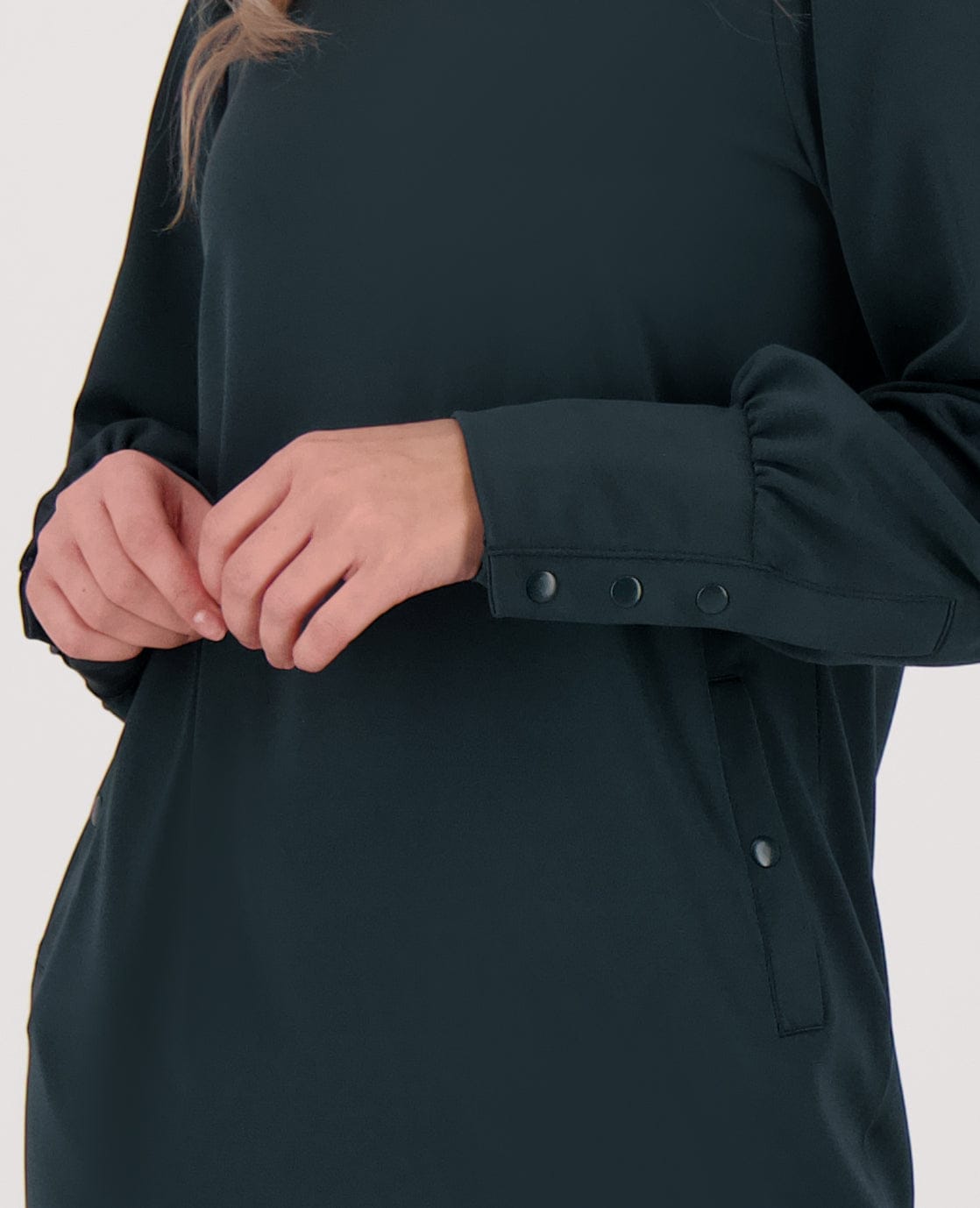 Je m'appelle Jurken Robe Joy Travel Brushed | Peacock Green