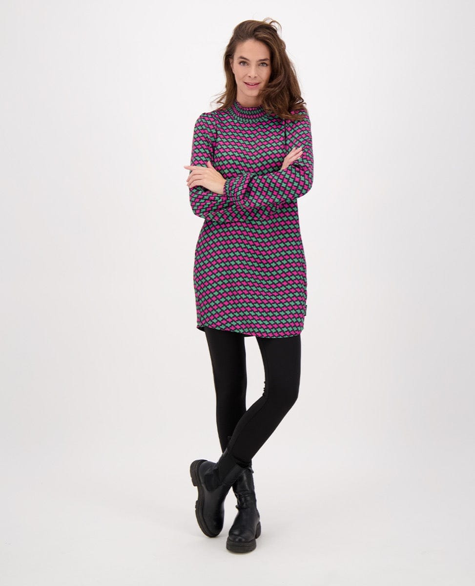 Je m'appelle Jurken Tunic Colle | Multicolor
