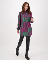 Je m'appelle Jurken Tunic Colle | Multicolor