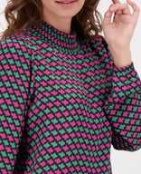 Je m'appelle Jurken Tunic Colle | Multicolor