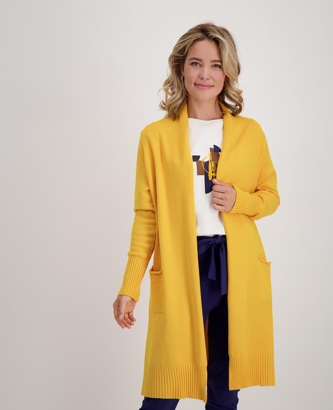 Je m'appelle Vesten Yellow / One size Veste Nadine | Yellow
