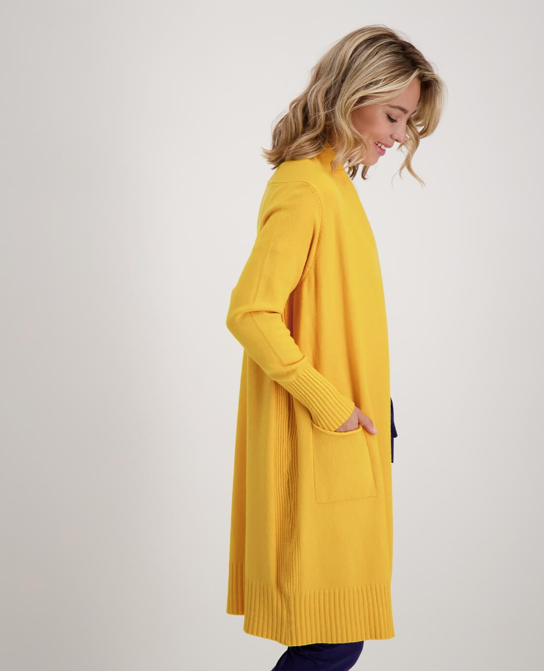Je m'appelle Vesten Yellow / One size Veste Nadine | Yellow