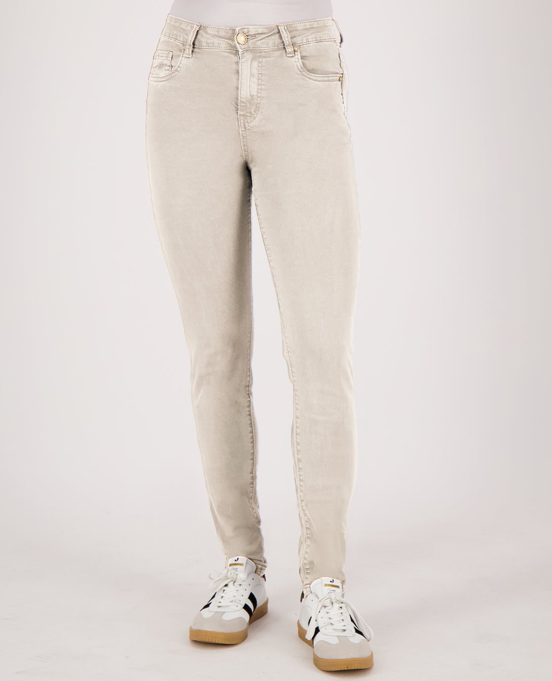 Pant Luna Stretch Denim | Greige
