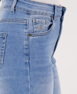 Je m'appelle Broeken Pant Luna Superstretch Denim | Light Blue Denim