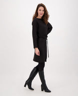 Je m'appelle Jurken Robe Joy Travel Brushed | Zwart