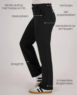 Je m'appelle Broeken Pant Jasmin Travel ++ | Zwart