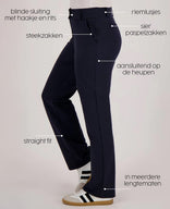 Je m'appelle Broeken Pant Jasmin Travel +++ | Donkerblauw