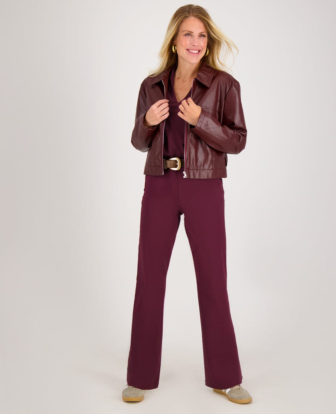 Je m'appelle Jassen Jacket Demi | Dark Burgundy