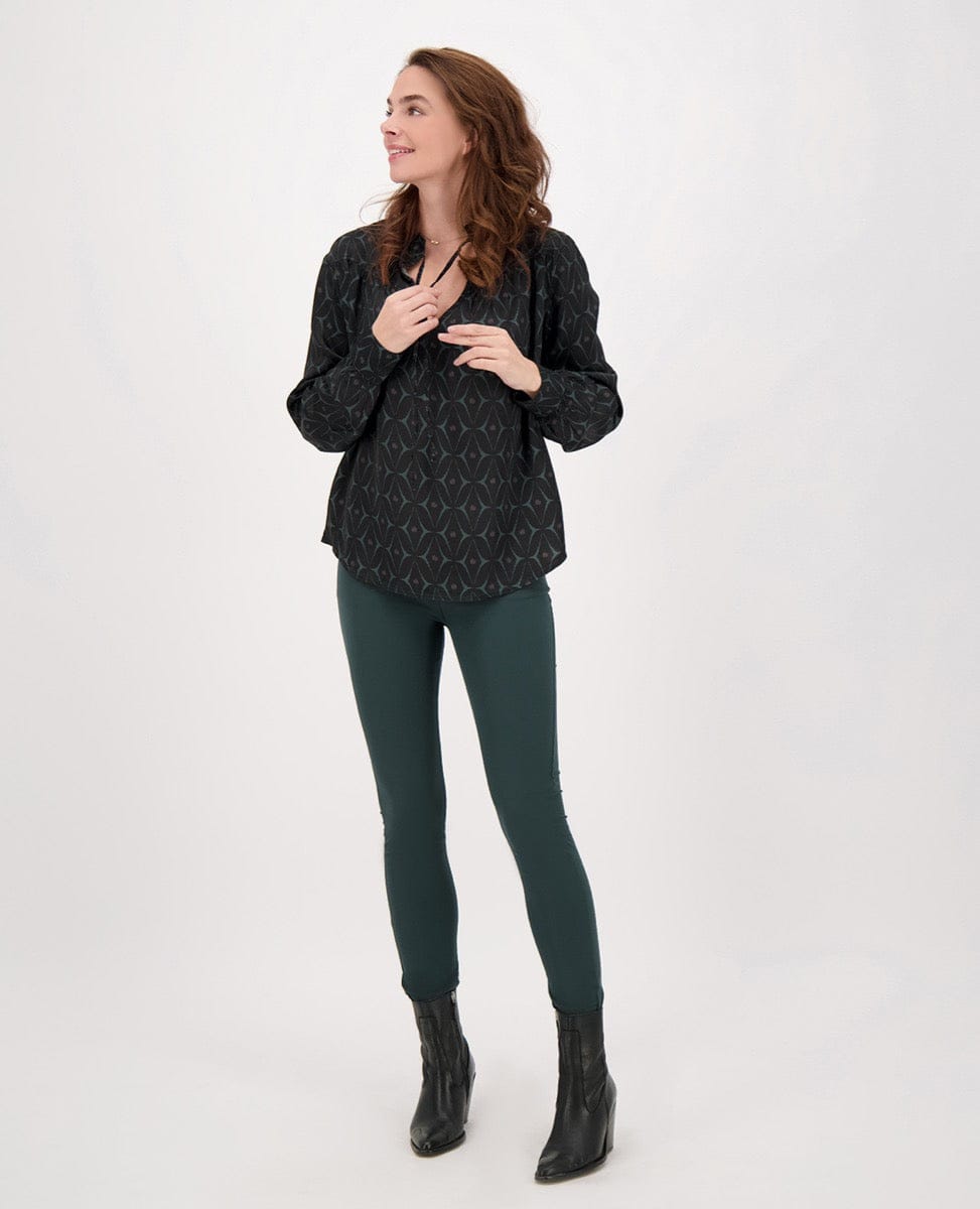 Je m'appelle Broeken Pant Fancy Travel +++ | Peacock Green