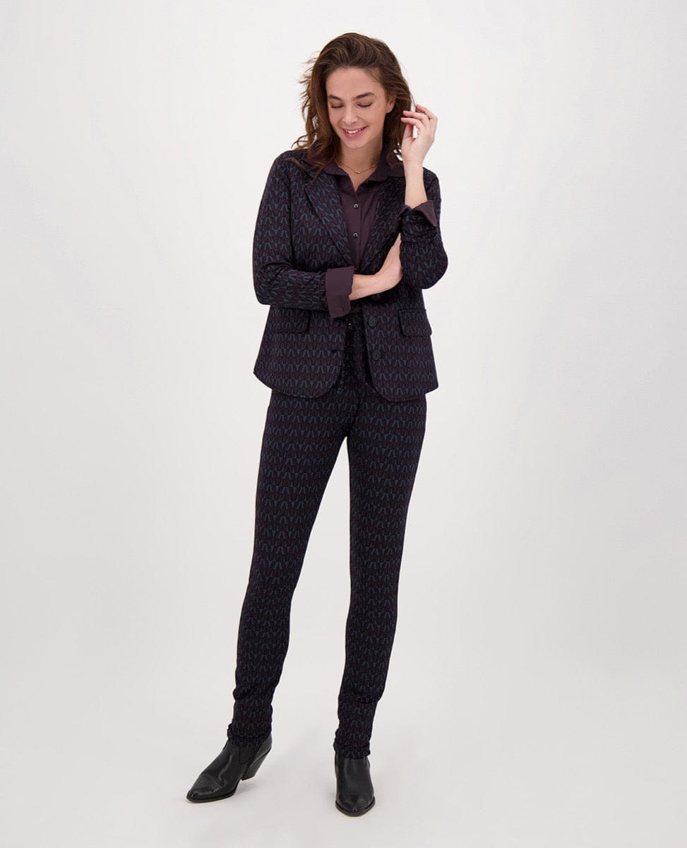 Je m'appelle Broeken Pant Perfecte Travel Brushed | Multicolor