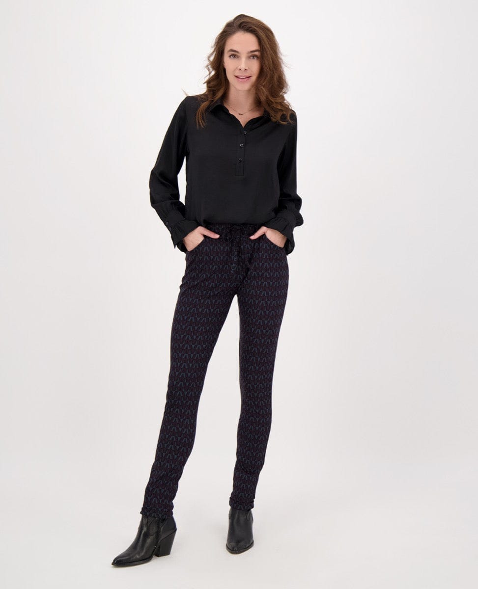 Je m'appelle Broeken Pant Perfecte Travel Brushed | Multicolor