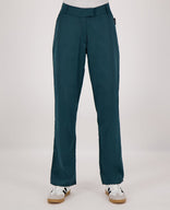 Je m'appelle Broeken Pant Straight Satin | Peacock Green