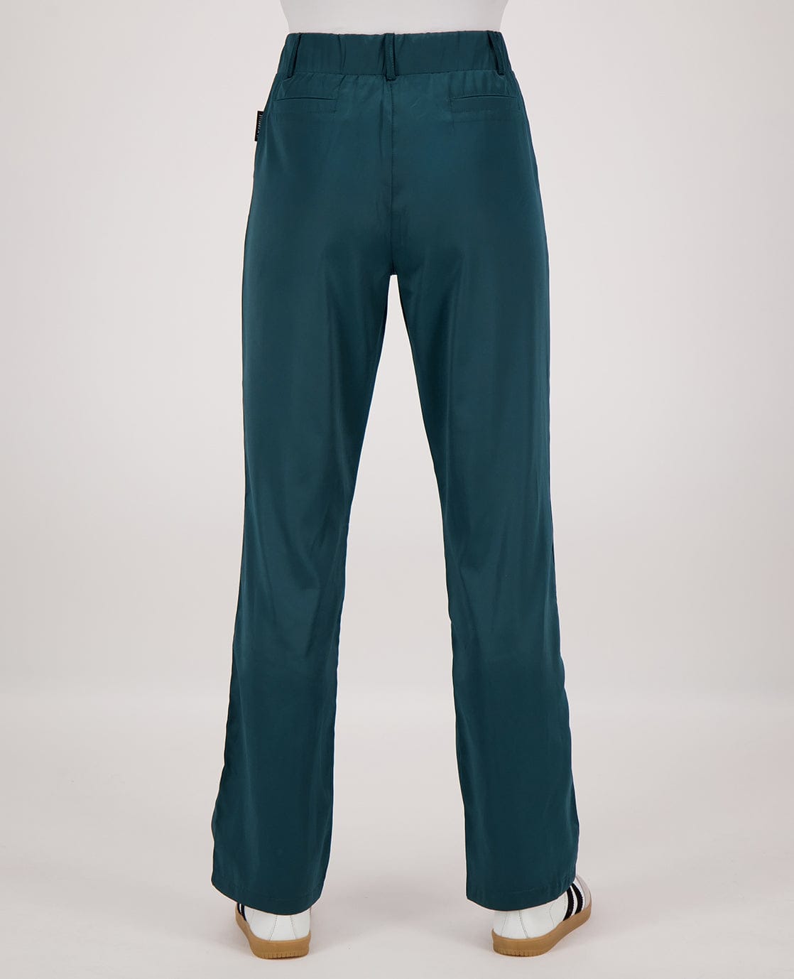 Je m'appelle Broeken Pant Straight Satin | Peacock Green