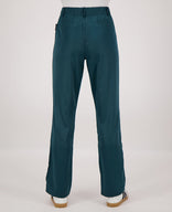 Je m'appelle Broeken Pant Straight Satin | Peacock Green