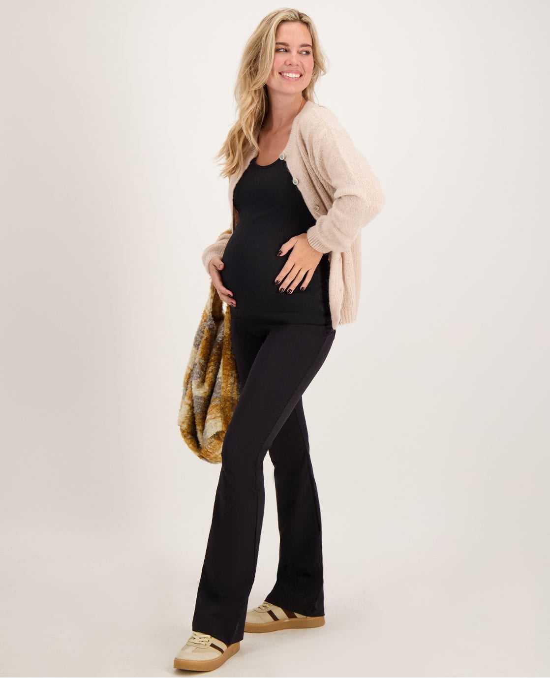 Je m'appelle Broeken Zwart / XS / (30'') Maternity Pant Travel | Zwart