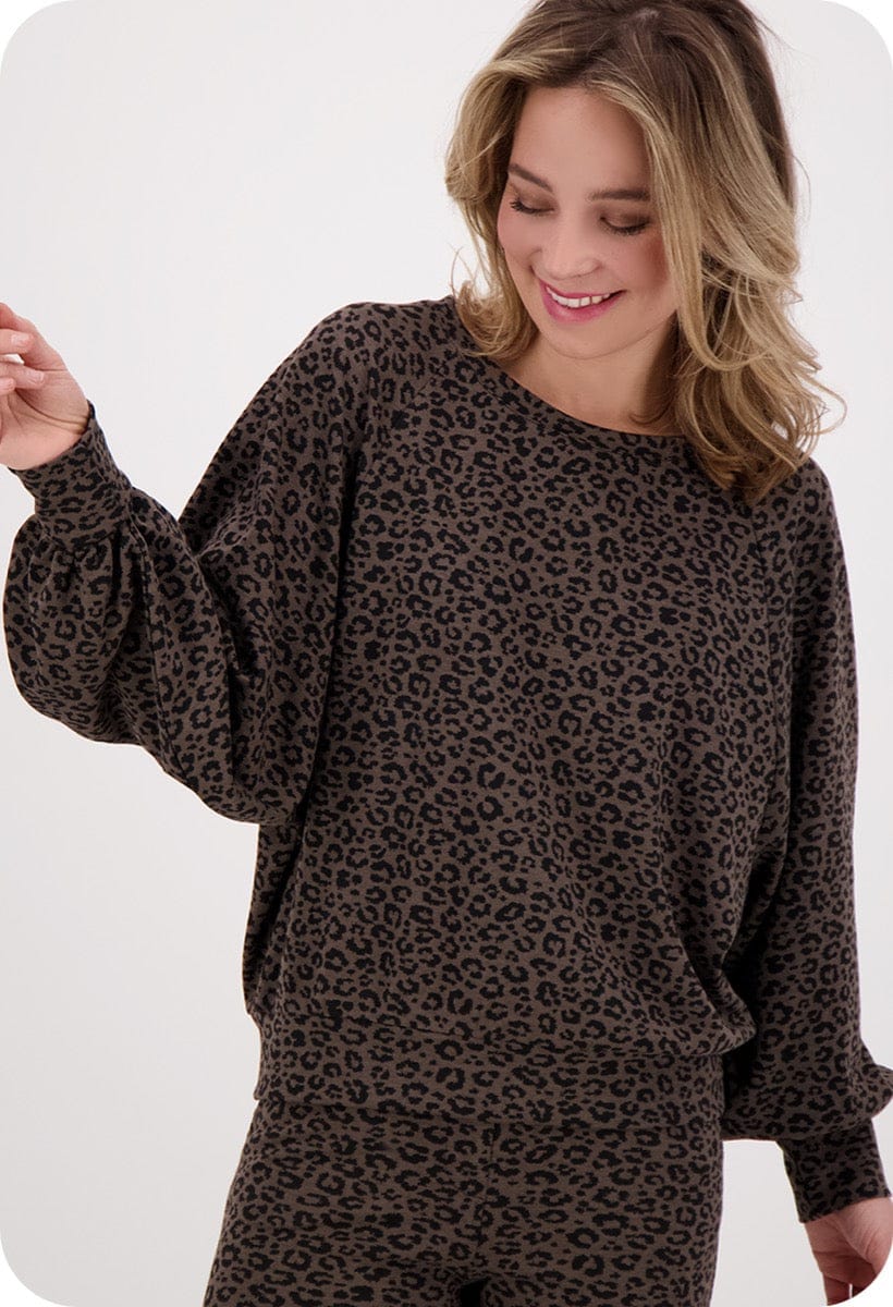 Je m'appelle Tops Top Jade | Dark Taupe/Black