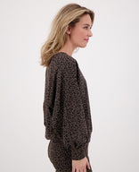 Je m'appelle Tops Top Jade | Dark Taupe/Black