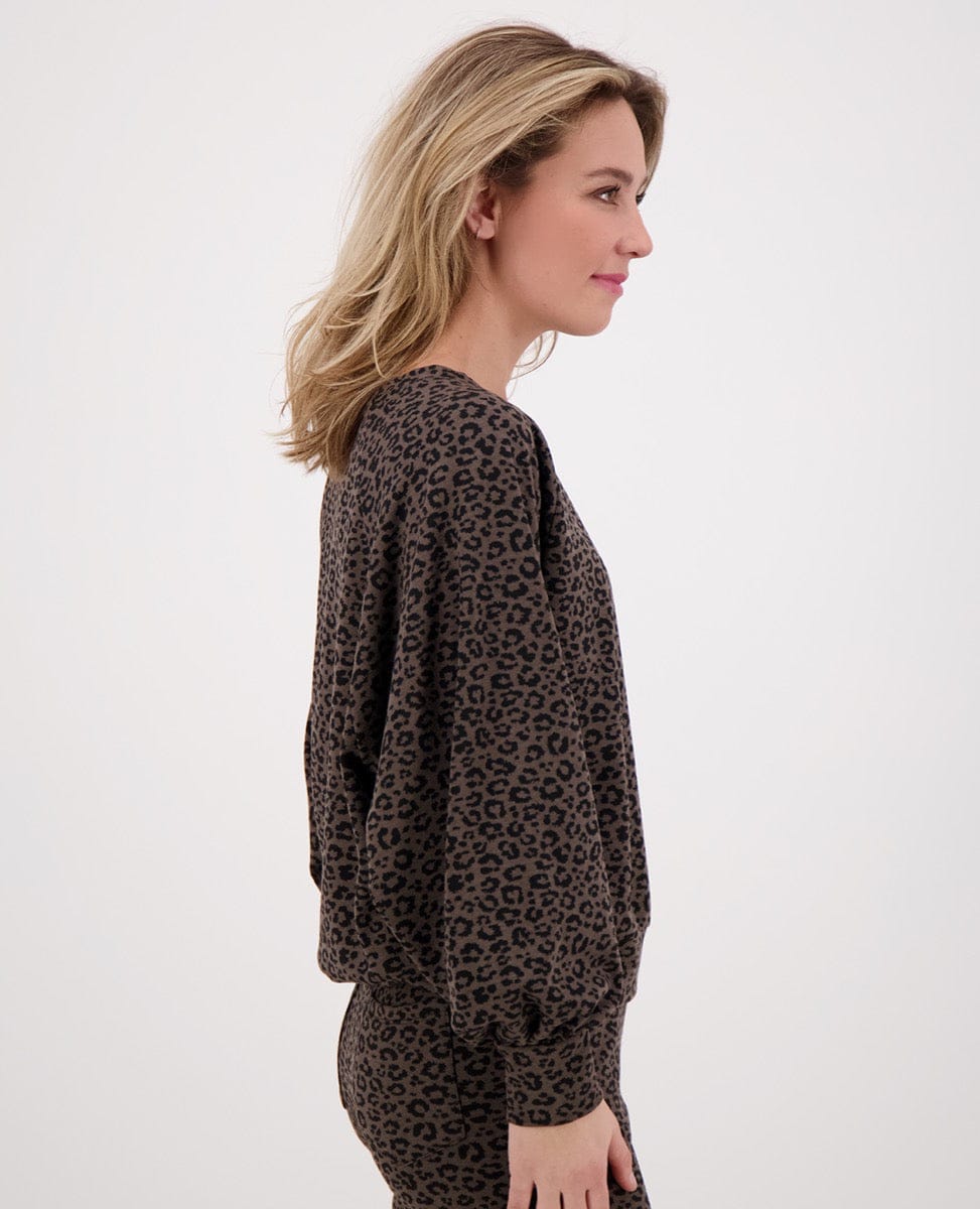 Je m'appelle Tops Top Jade | Dark Taupe/Black