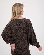 Je m'appelle Tops Top Jade | Dark Taupe/Black