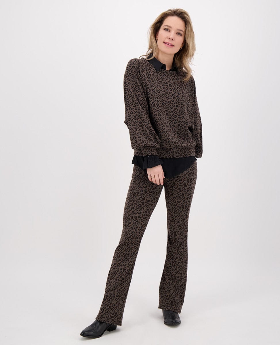 Je m'appelle Tops Top Jade | Dark Taupe/Black