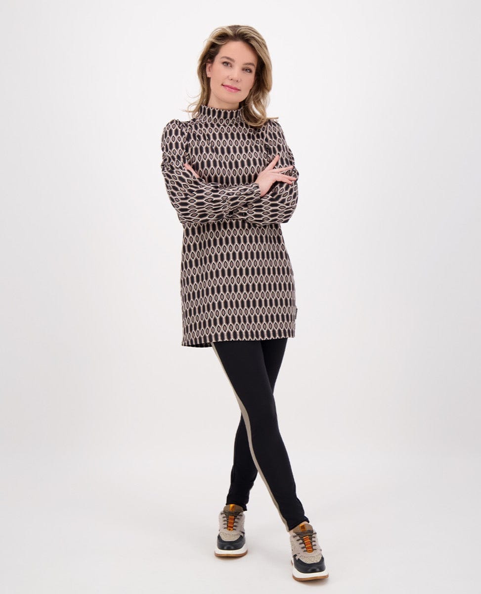 Je m'appelle Jurken Tunique Travel Brushed | Multicolor