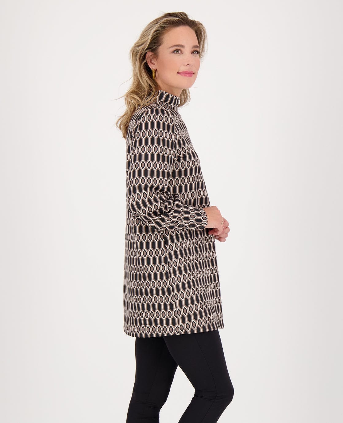 Je m'appelle Jurken Tunique Travel Brushed | Multicolor