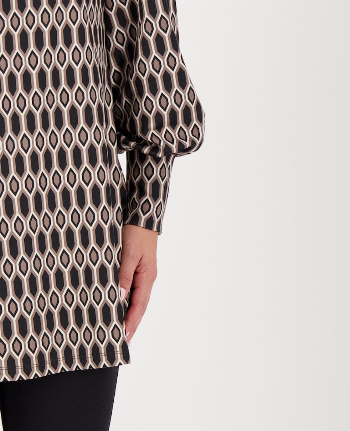 Je m'appelle Jurken Tunique Travel Brushed | Multicolor