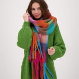 Je m'appelle Accessoires Multicolor/Fuchsia / One Size Sjaal Elle | Multicolor/Fuchsia