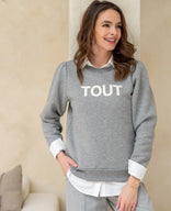 Je m'appelle Tops Sweater Tout | Light Grey Melange