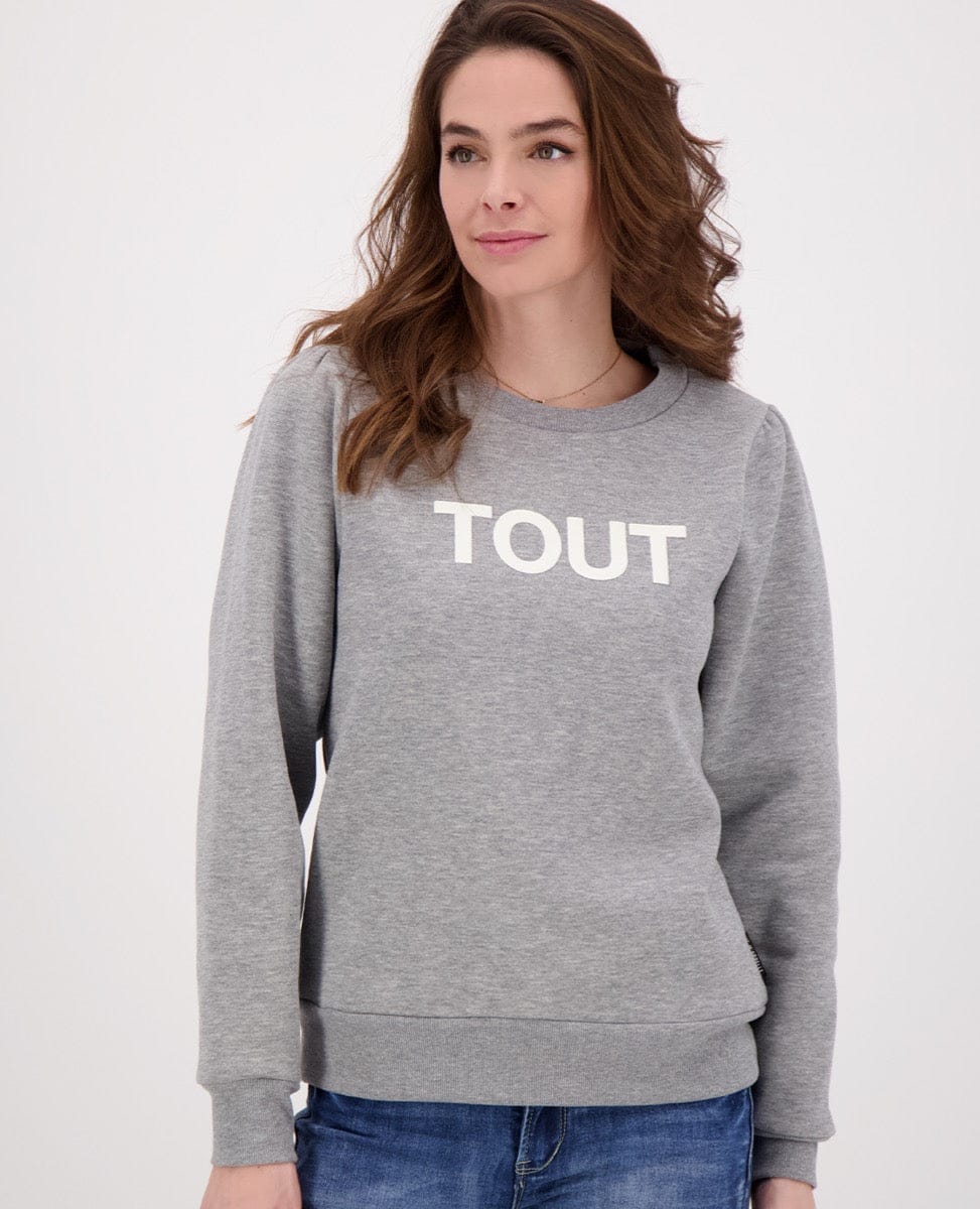 Je m'appelle Tops Sweater Tout | Light Grey Melange