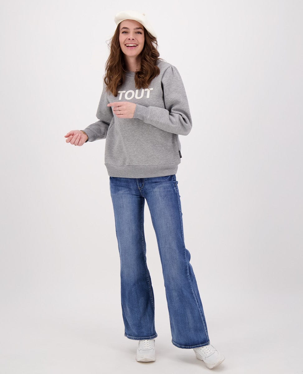 Je m'appelle Tops Sweater Tout | Light Grey Melange