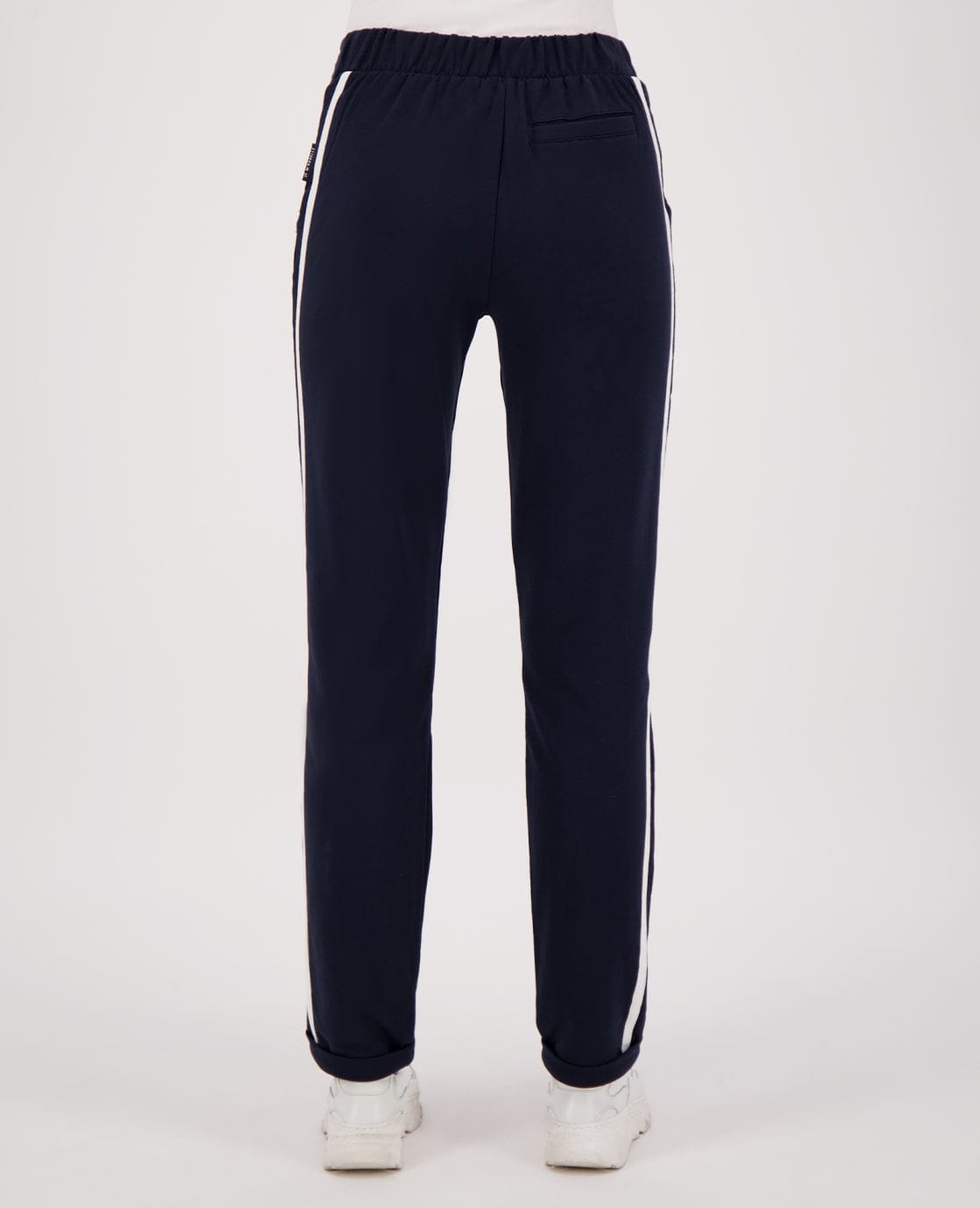 Je m'appelle Broeken Pant Easy | Donkerblauw/Wit
