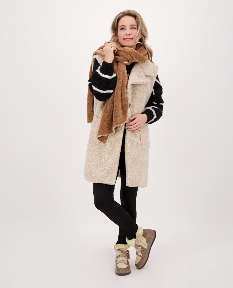 Je m'appelle Tops Pull Stripe | Zwart/Beige