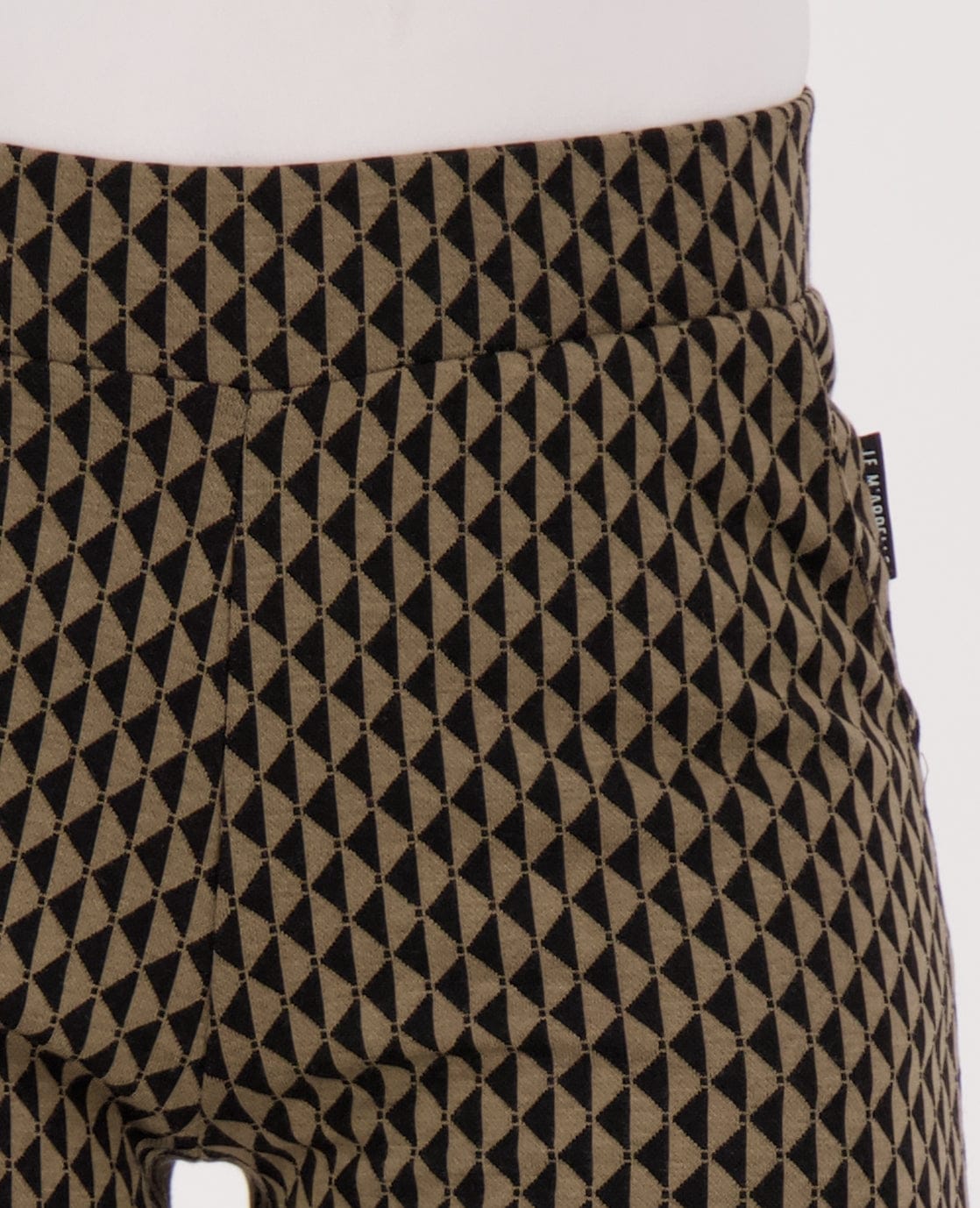 Je m'appelle Broeken Pant Straight | Zand/Zwart