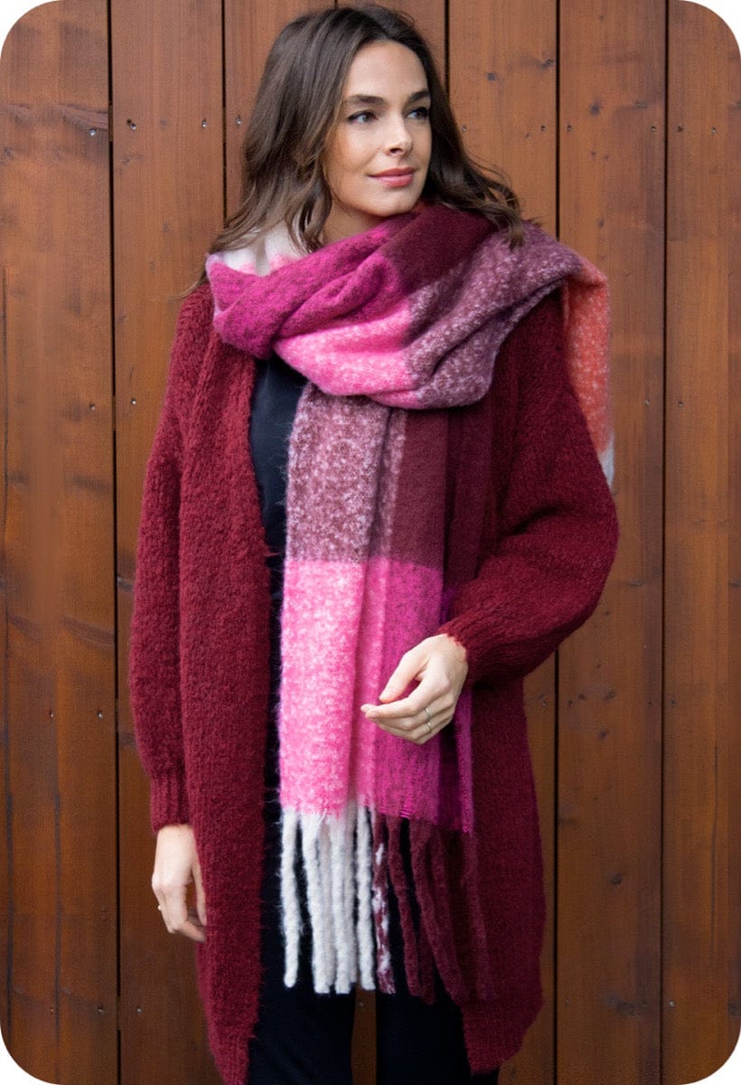 Je m'appelle Vesten Raspberry / M/L/XL Vest Elle | Raspberry