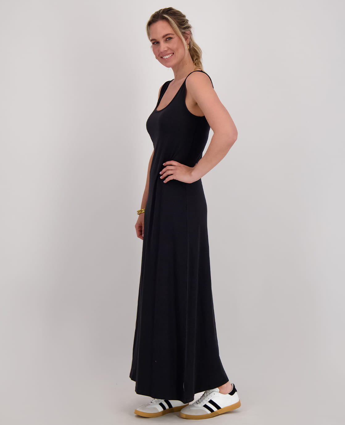 Je m'appelle Jurken Tankdress Bardot | Zwart