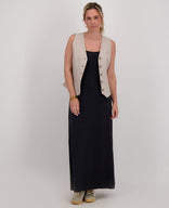 Je m'appelle Jurken Tankdress Bardot | Zwart