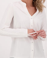 Je m'appelle Tops Blouse Serena Travel | Porselein wit