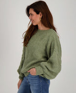 Je m'appelle Tops Pull Chunky | Olive