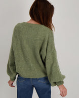 Je m'appelle Tops Pull Chunky | Olive