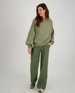 Je m'appelle Tops Pull Chunky | Olive