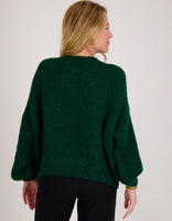 Je m'appelle Tops Pull Chunky | Bottle Green